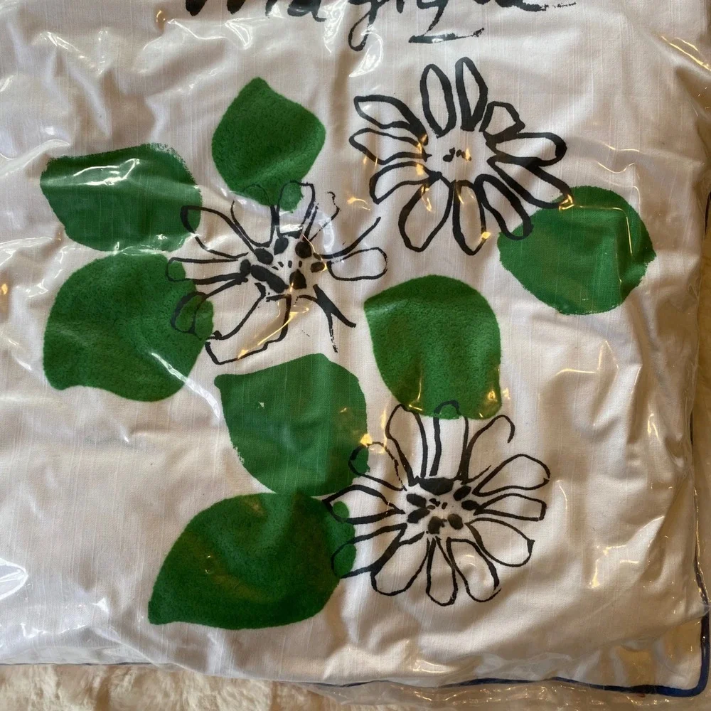 Anthropologie Hotel Magique Pillow Love & Magigue 20x20 Floral Accent Pillow NEW